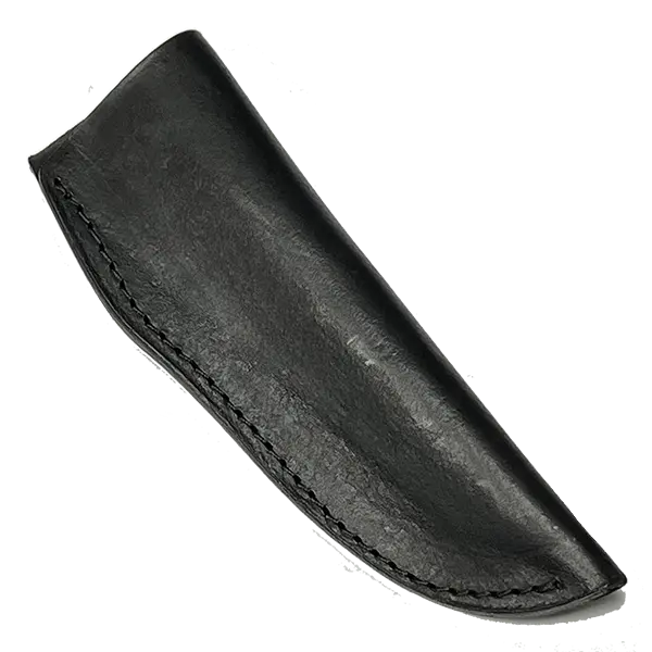 Sleek Black Leather Knife Sheath – SHWW600-Blk (1.5″ Opening, 5.25″ Length)