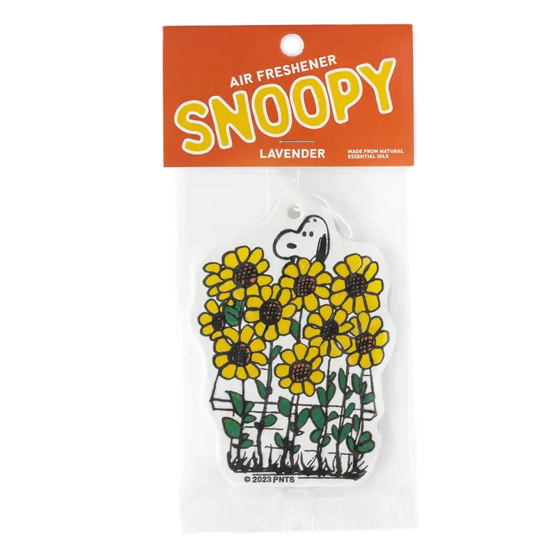 Snoopy Garden-Themed Air Freshener for Cars