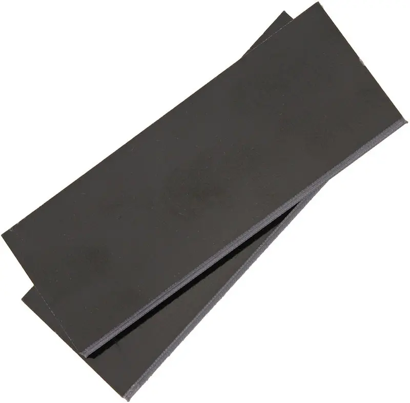 Solid Black G10 Knife Scales: 4″ × 1.5″ × 0.25″