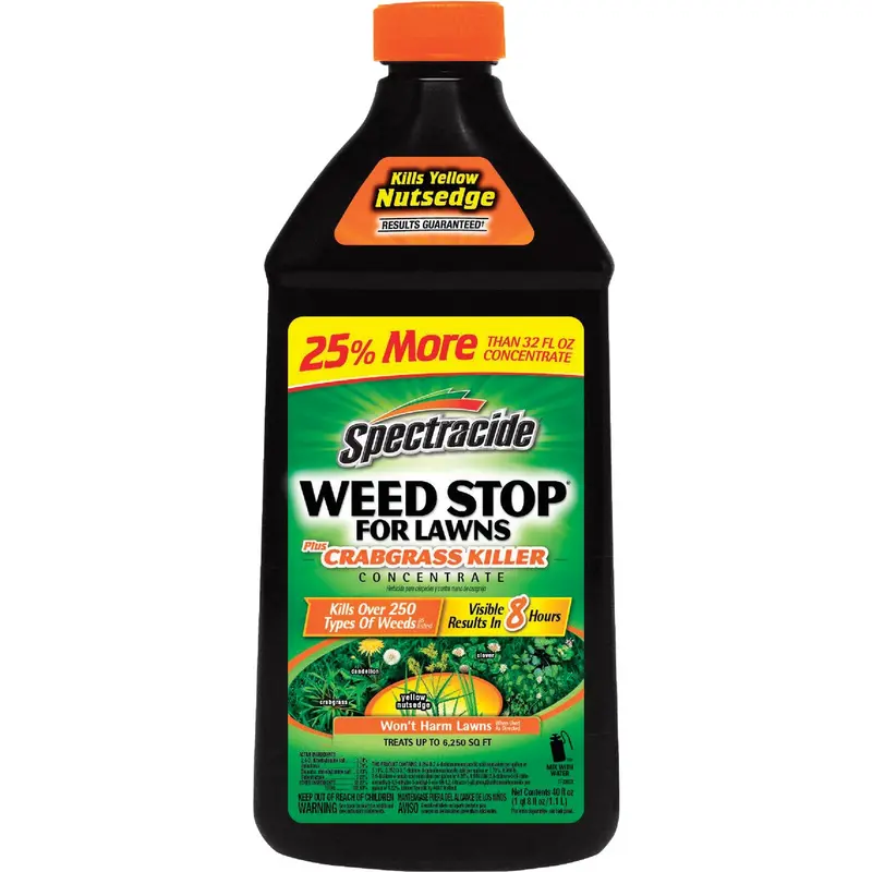 Spectracide Weed Stop Concentrate – 32-Ounce Crabgrass & Broadleaf Weed Killer 1