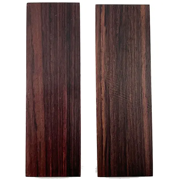 Stabilized Rosewood Knife Scale Pair – Enhanced Stability & Aesthetic Grain