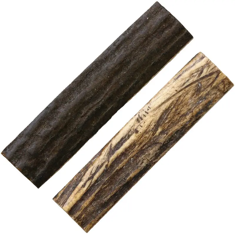 Stag Knife Handle Blanks – Natural Material, ~3″ × 0.63″ × 0.25″ Size