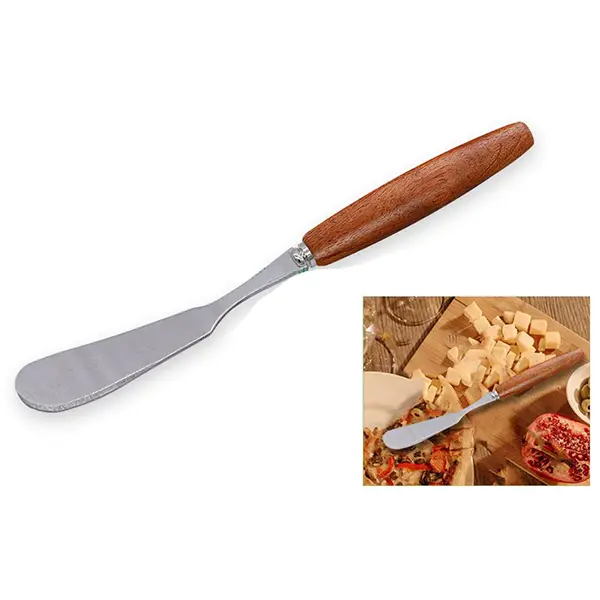 Stainless Steel Cheese Spreader Kit – Rounded Tip, Medium Size (Style #682)