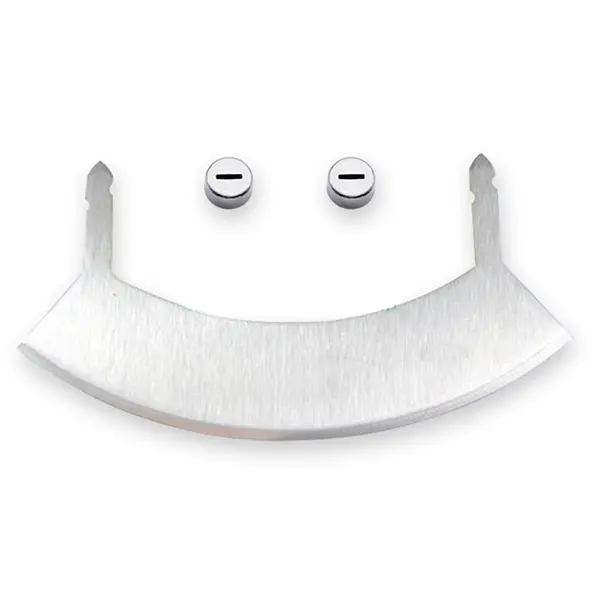 Stainless Steel Mezzaluna Herb Chopper – Dual-Blade Rocking Cutter for Efficient Prep