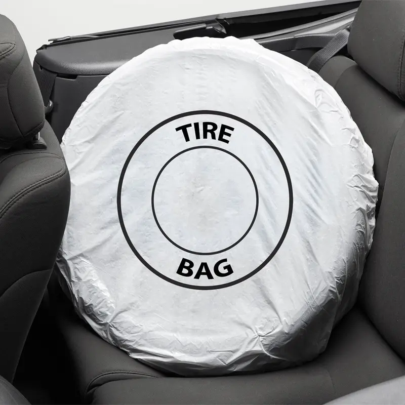 Standard-Sized Tire Bag – 39″ × 44″, 250 Bags per Roll