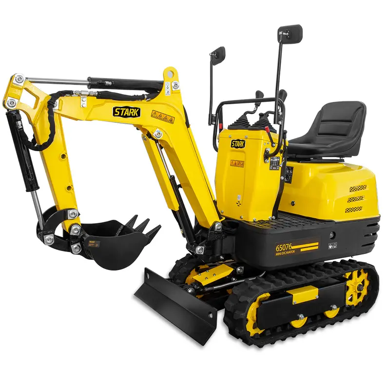 Stark USA 10 HP Tracked Mini Excavator – 306cc Gas Hydraulic Digger