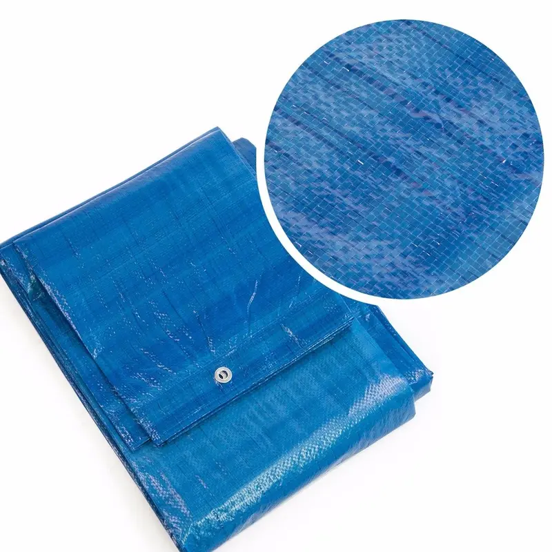 Stark USA All-Weather Blue Tarpaulin for Cars, Boats, and Swimming Pools