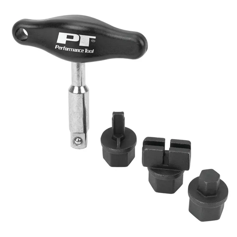 T-Handle Oil Drain Plug Remover with Universal Adapters (3/8″ Drive)