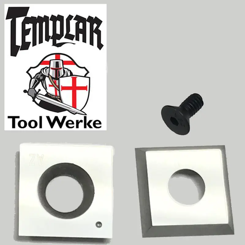 Templar Mega Carbide Spindle Tool – 15 mm Square Cutter with Radius Edge