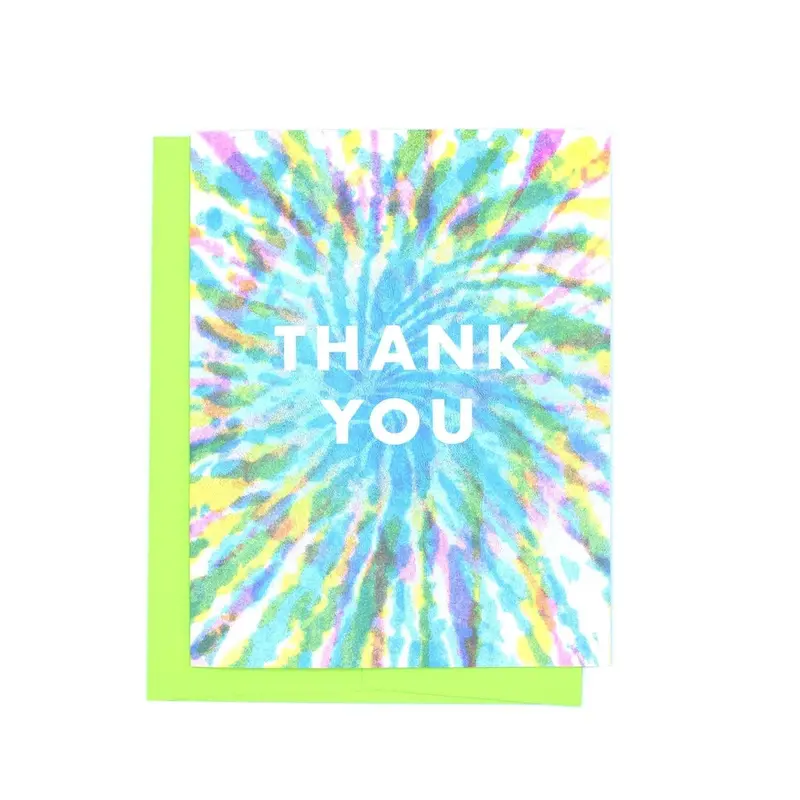 Thank You Tie-Dye Design Card