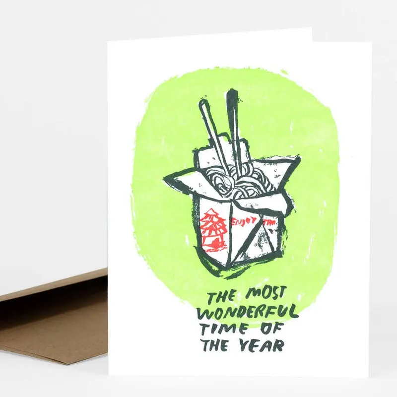 The Most Wonderful Time – Whimsical Holiday Greeting Card