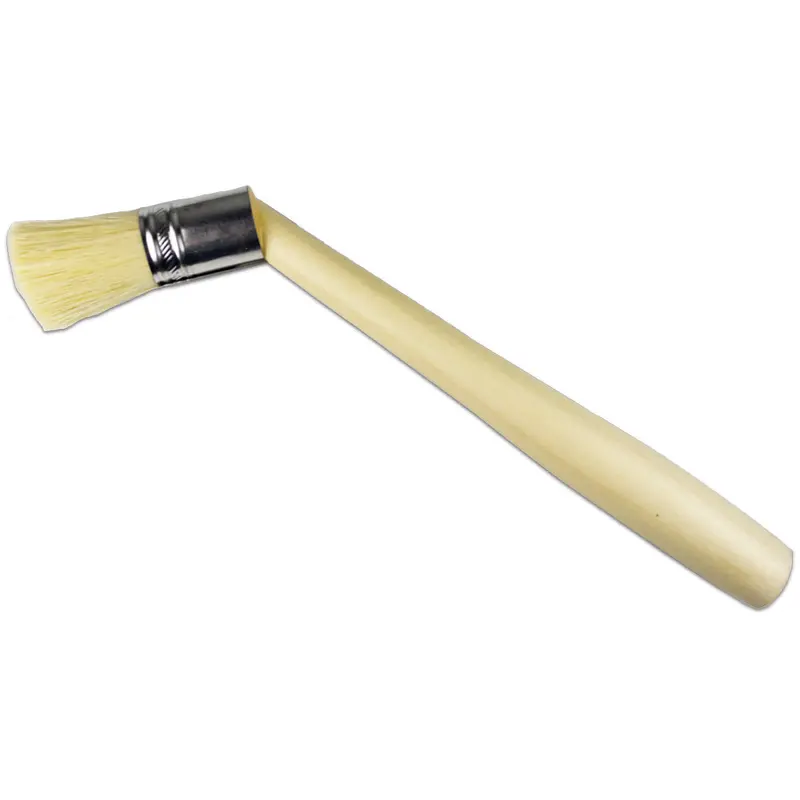 Tire Paste Application Brush with Ergonomic Wooden Handle