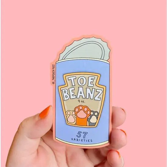 Toe Beanz Vinyl Decal