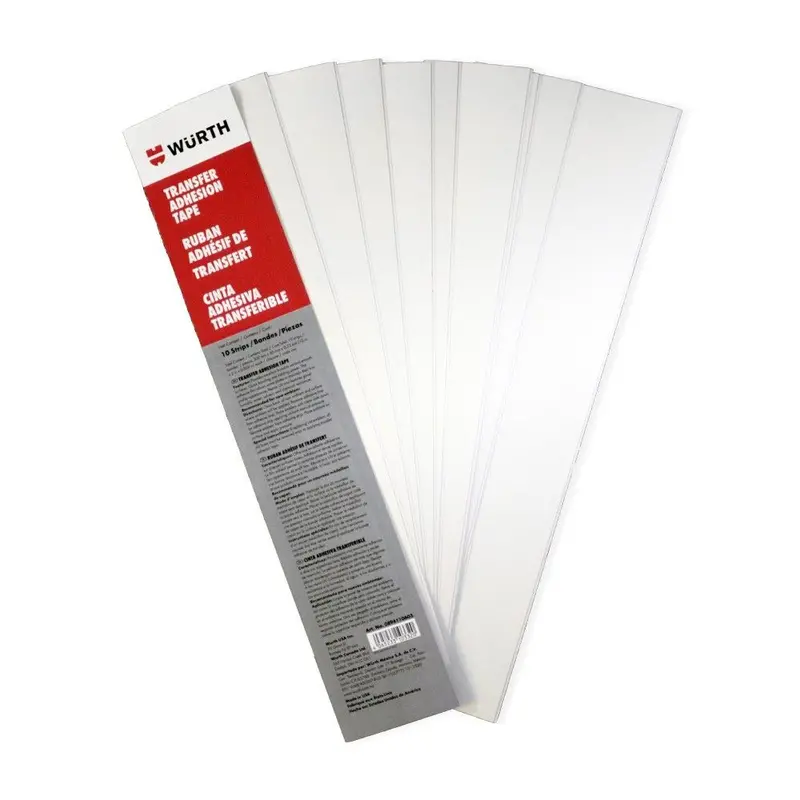 Transfer Adhesion Tape Strips – 2″ x 12″, 10-Pack
