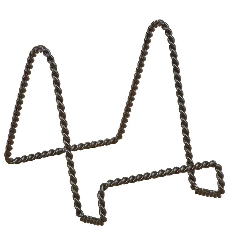 Tripar Black Twisted Wire Plate Stand – 4-Inch Height For Display Or Serving 1