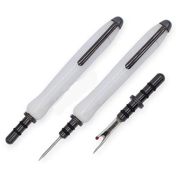 Triple-Tip Seam Ripper Kit – Gunmetal Finish, Large + Small + Stiletto Blades (Style #330)