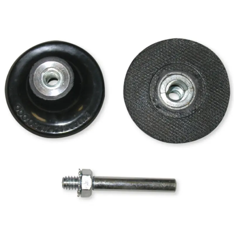Type ‘R’ Backing Pad with Mandrel – 1.5″ Diameter