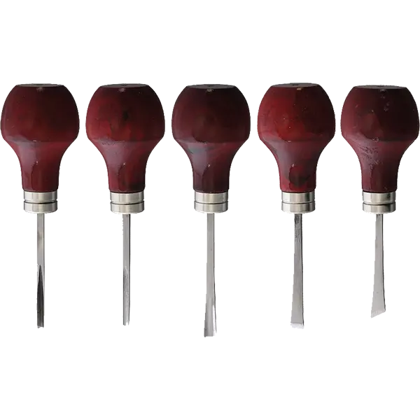U.J. Ramelson 5-Piece Gunsmithing Carving Set (#107R)