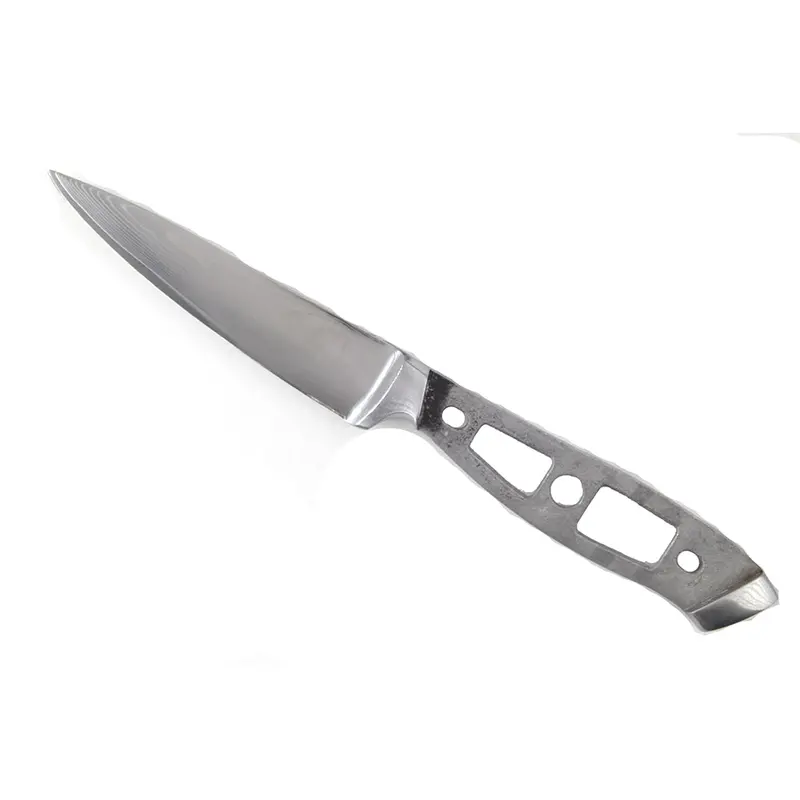 VG-10 Damascus Paring Knife Blank – Wave-Pattern Forged Blade Stock
