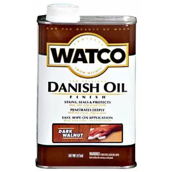 Watco Danish Oil in Dark Walnut – Quart Rich-Tone Finish