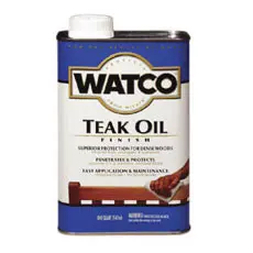 Watco Teak Oil – Quart Natural Wood Protector