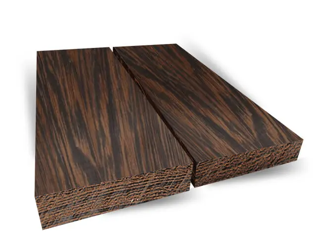 Wenge Wood Knife Handle Scales – Natural Exotic Hardwood