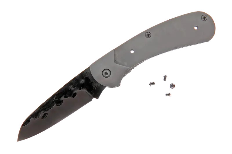 Wolverine Liner-Lock Folding Knife – Hammered Texture Finish