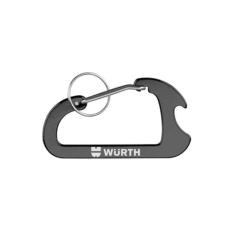 Würth Multi-Function Carabiner: Bottle Opener + Key Ring