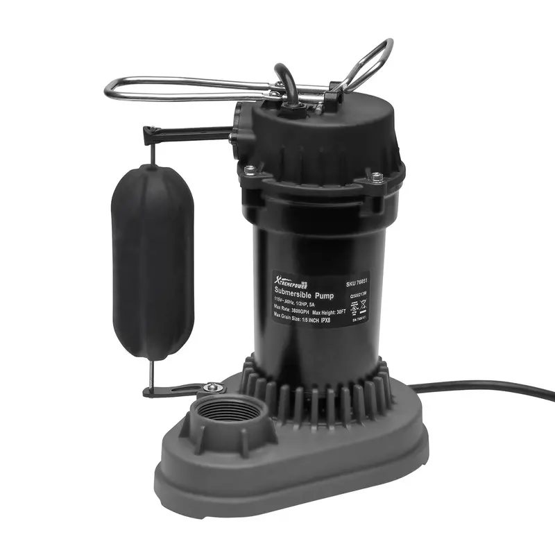 XtremepowerUS 1/2 HP Aluminum Submersible Sump Pump – 3800 GPH