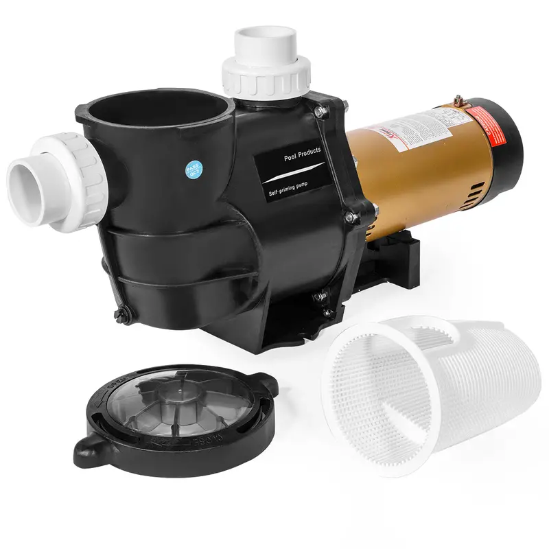 XtremepowerUS 2 HP Dual-Speed Inground Pool & Spa Pump – 5850 GPH, 2″ Port