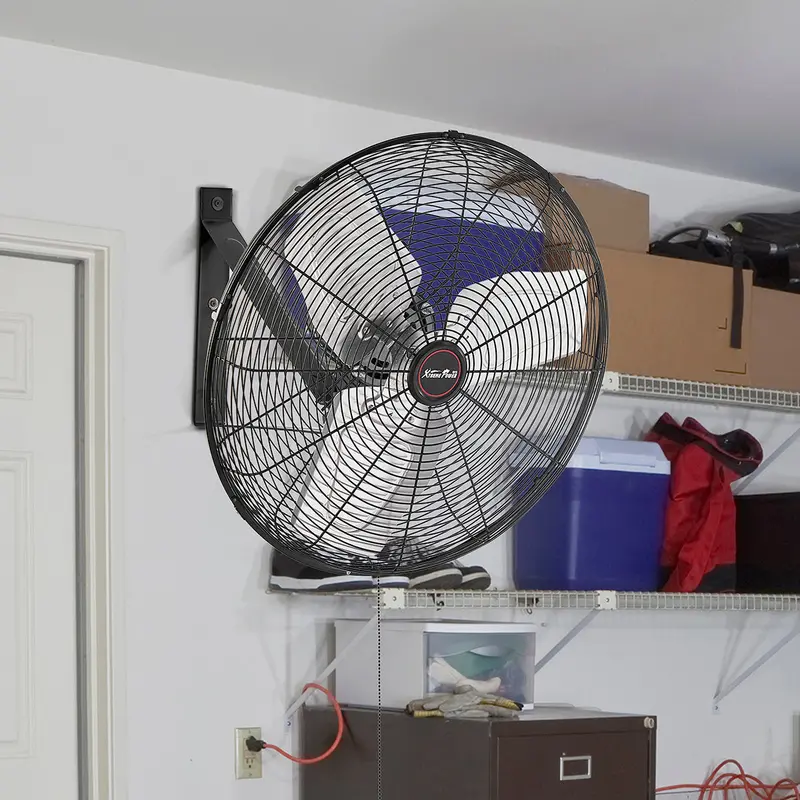 XtremepowerUS 20-Inch Wall-Mounted Commercial Fan — 3-Speed Air Circulator for Workshops & Factories