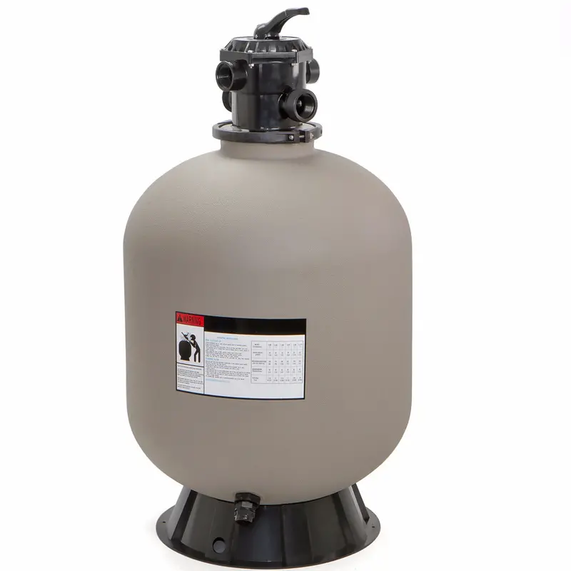 XtremepowerUS 24″ Inground Pool Sand Filter System with 7-Position Multiport Valve
