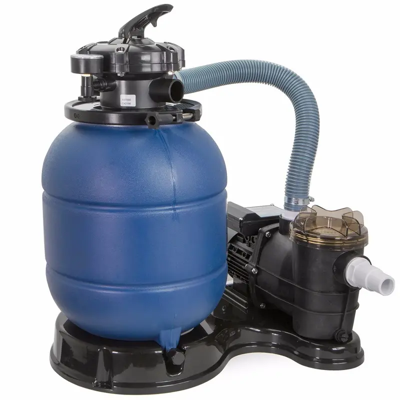 XtremepowerUS 2400 GPH Sand Filter System – 13″ Tank for Above-Ground Pools (Includes Pump)
