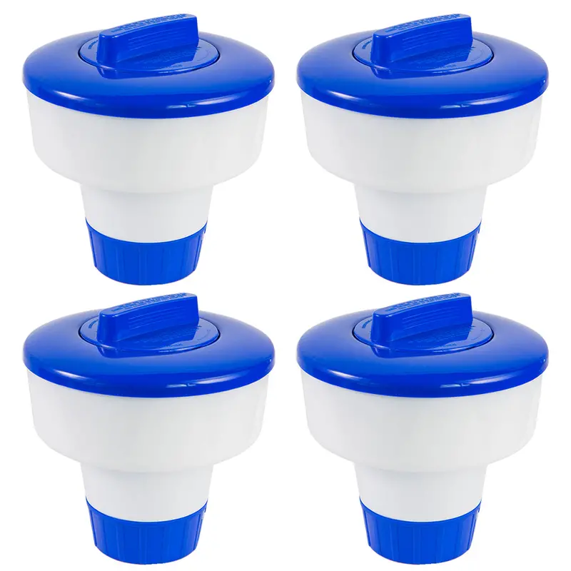 XtremepowerUS 3-Inch Floating Chlorine Dispenser – 3-Lb Capacity, 4-Piece Kit