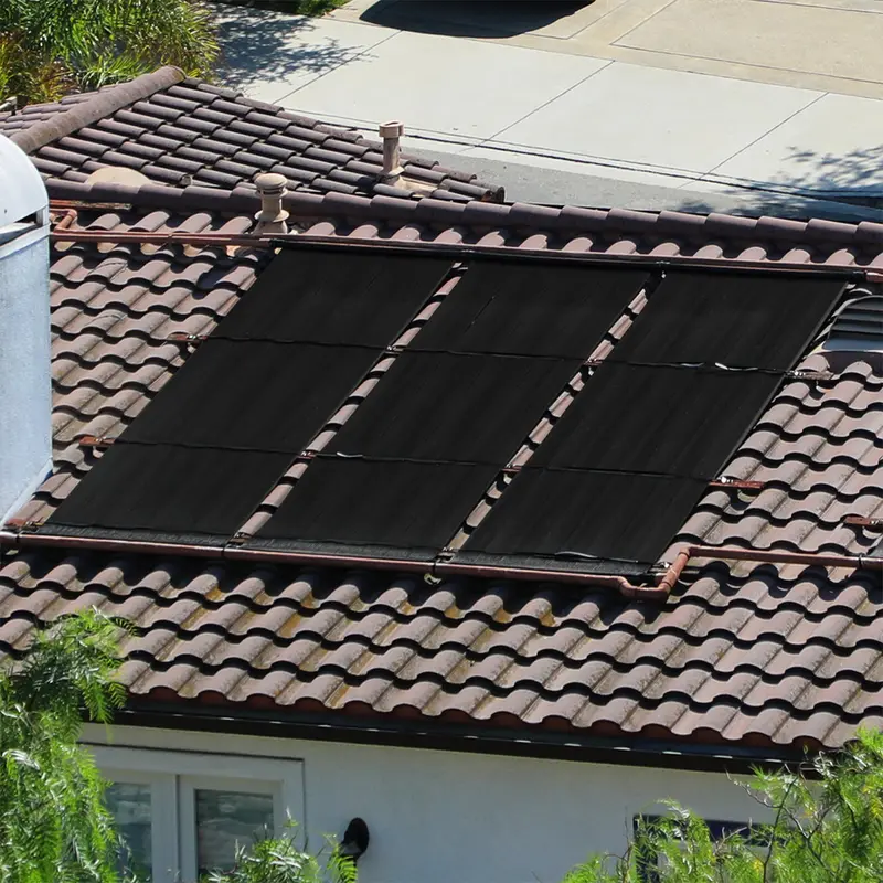 XtremepowerUS 4′ x 20′ Solar Pool Heater Mat – Above-Ground & In-Ground Swimming Pool Heating System