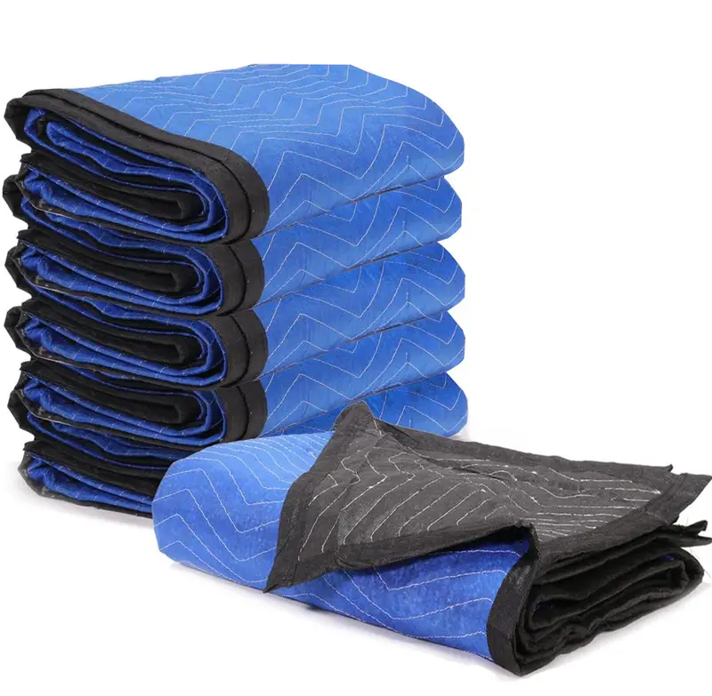 XtremepowerUS Economy Moving Blankets (6-Pack, 80″ x 72″) for Furniture & Shipping Protection