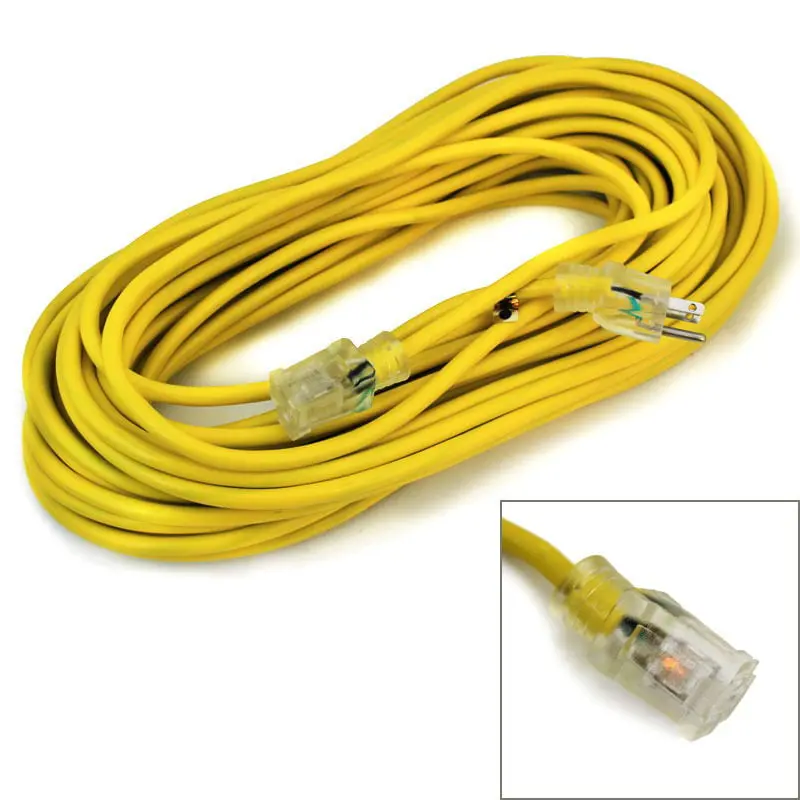 XtremepowerUS Indoor-Rated 50-Foot 12/3-Gauge Heavy-Duty Power Extension Cord