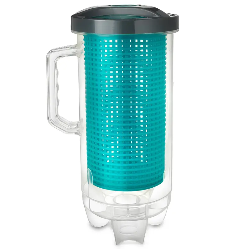 XTREMEPOWERUS Inline Pool Leaf Canister – Heavy-Duty Mesh Basket with Six Reusable Mesh Bags for 1.5-Inch Vacuum Hoses