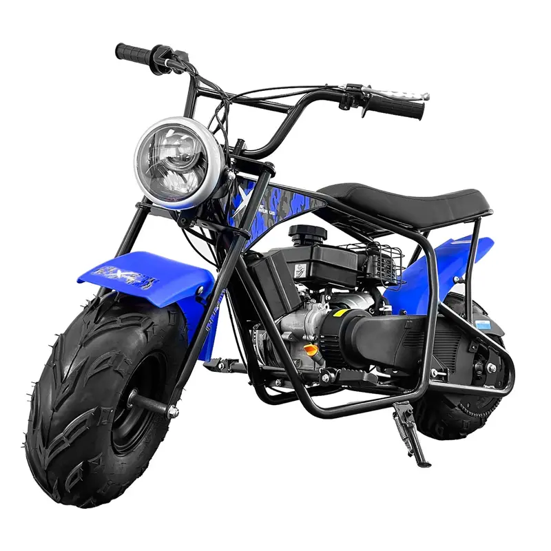XtremepowerUS Pro-Series 99cc Gas-Powered Mini Dirt Bike – 4-Stroke Pocket Bike for Off-Road Fun