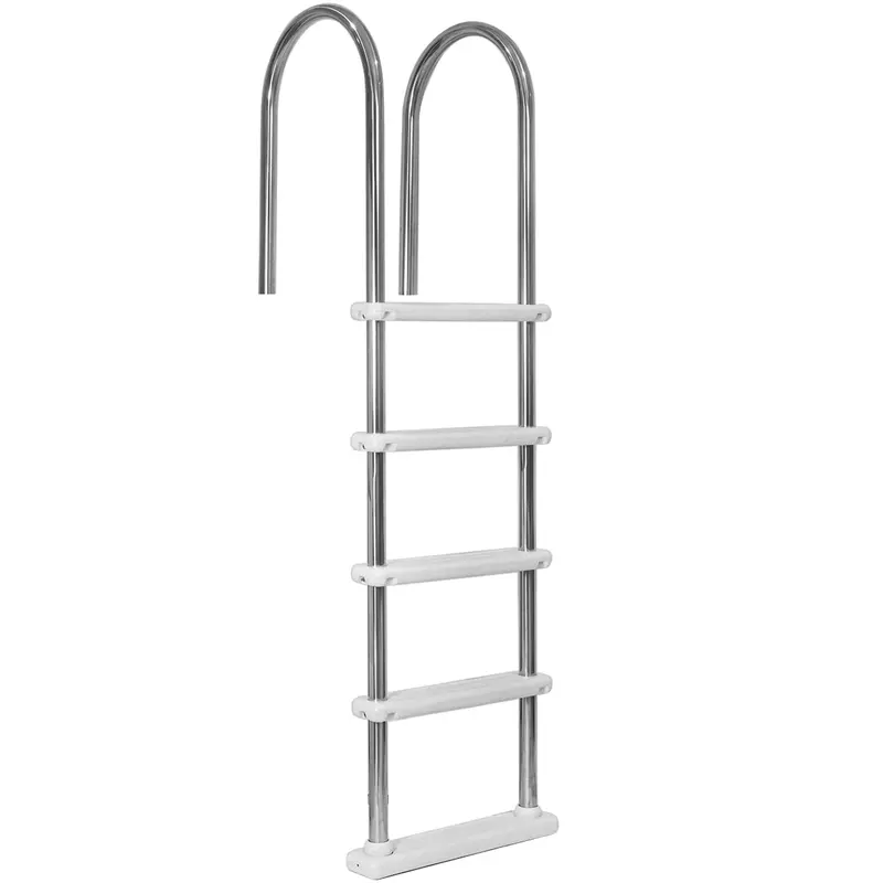 XtremepowerUS Stainless Steel In-Ground Swimming Pool Ladder – 5-Step Corrosion-Resistant Design