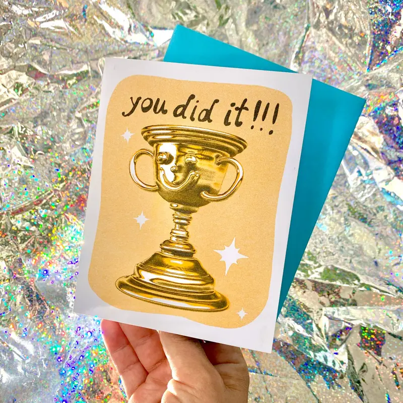 ‘You Did It!’ Achievement Celebration Greeting Card