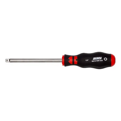 ZEBRA 1/4″ Square-Tip Screwdriver with Integrated Ratchet Adapter
