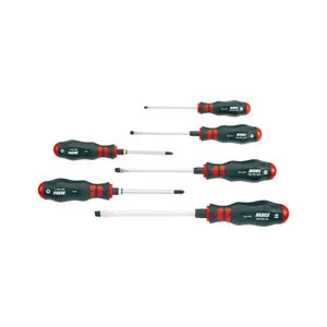ZEBRA 6-Piece Hex-Shaft Screwdriver Set – Phillips & Slotted Tips with Wrench Adapter