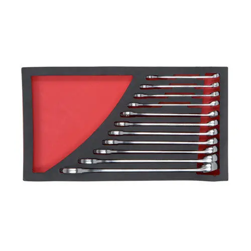ZEBRA Combination Wrench Set – 11-Piece Assortment with Foam Tray
