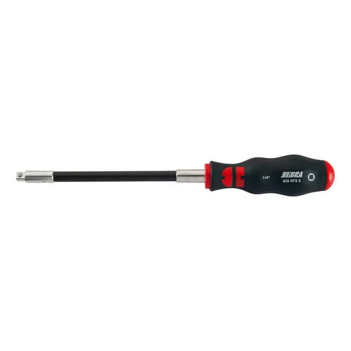 ZEBRA Flexible-Shaft Screwdriver with 1/4″ Quick-Change Chuck – 150 mm
