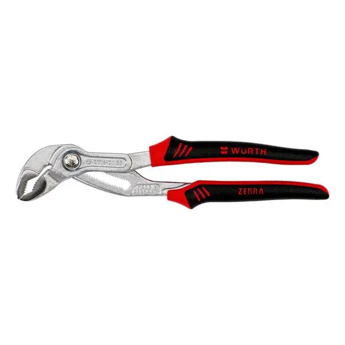 ZEBRA Heavy-Duty Water Pump Pliers – 250 mm, Adjustable Grip (16–46 mm)