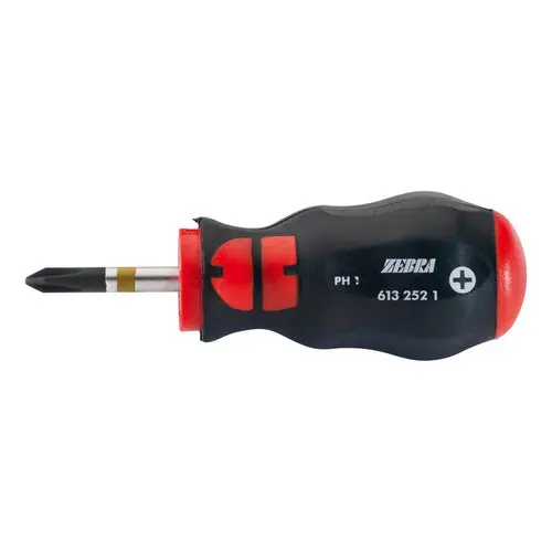 ZEBRA PH1 Mini Phillips Screwdriver – Ultra-Short Round Blade, 25mm Precision Tip