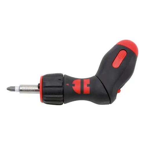 ZEBRA Pistol-Grip Ratchet Screwdriver with 6-Slot Bit Magazine (Bits Sold Separately)