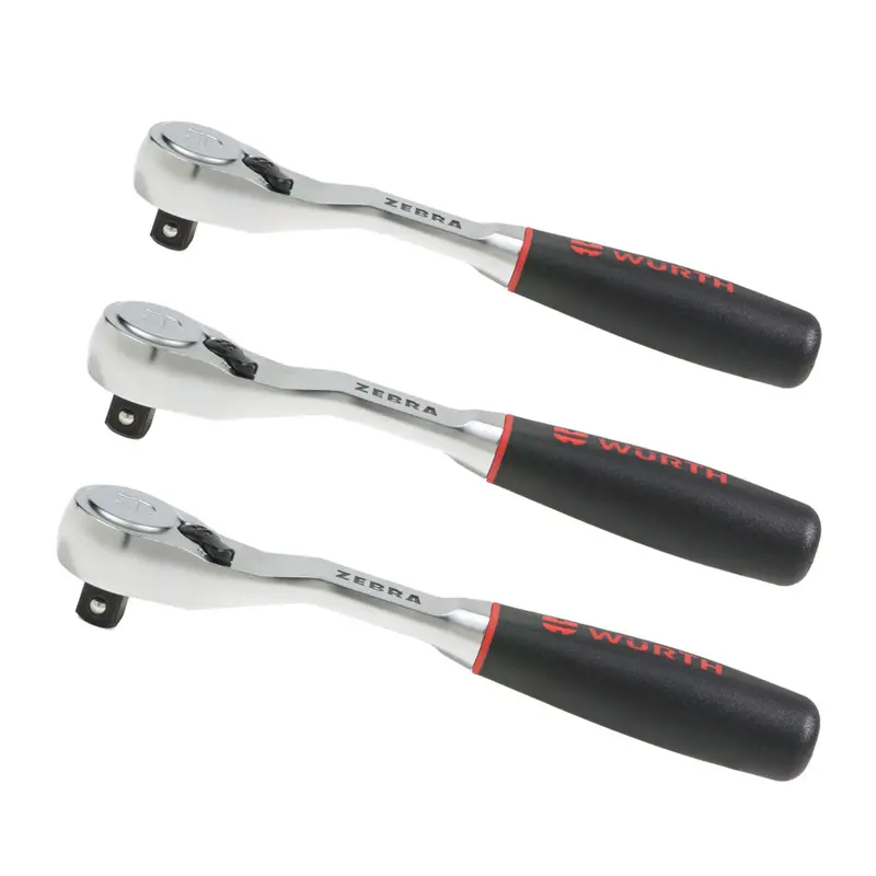 Zebra Reverse Ratchet Wrench with Integrated Dust Shield