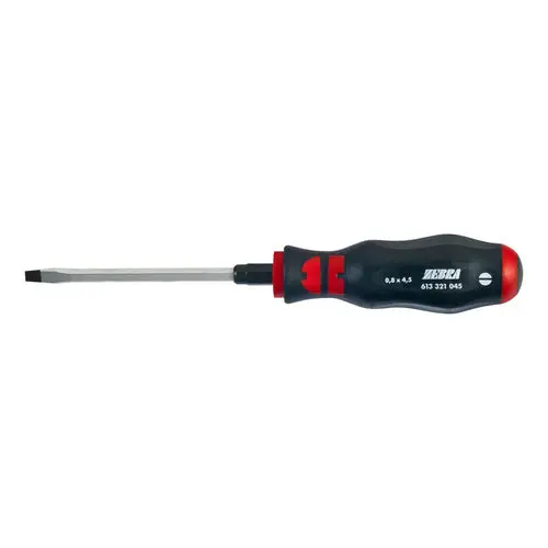 ZEBRA Versatile Slotted Screwdriver – Hex Blade with Impact Cap and Wrench Adapter, 1.6 × 9.0 mm